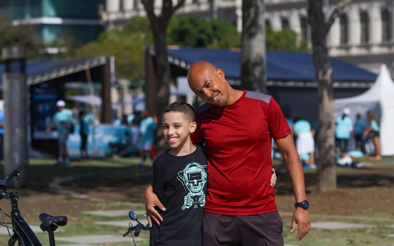 Famílias aproveitam Dia dos Pais no Rio com programações ao ar livre