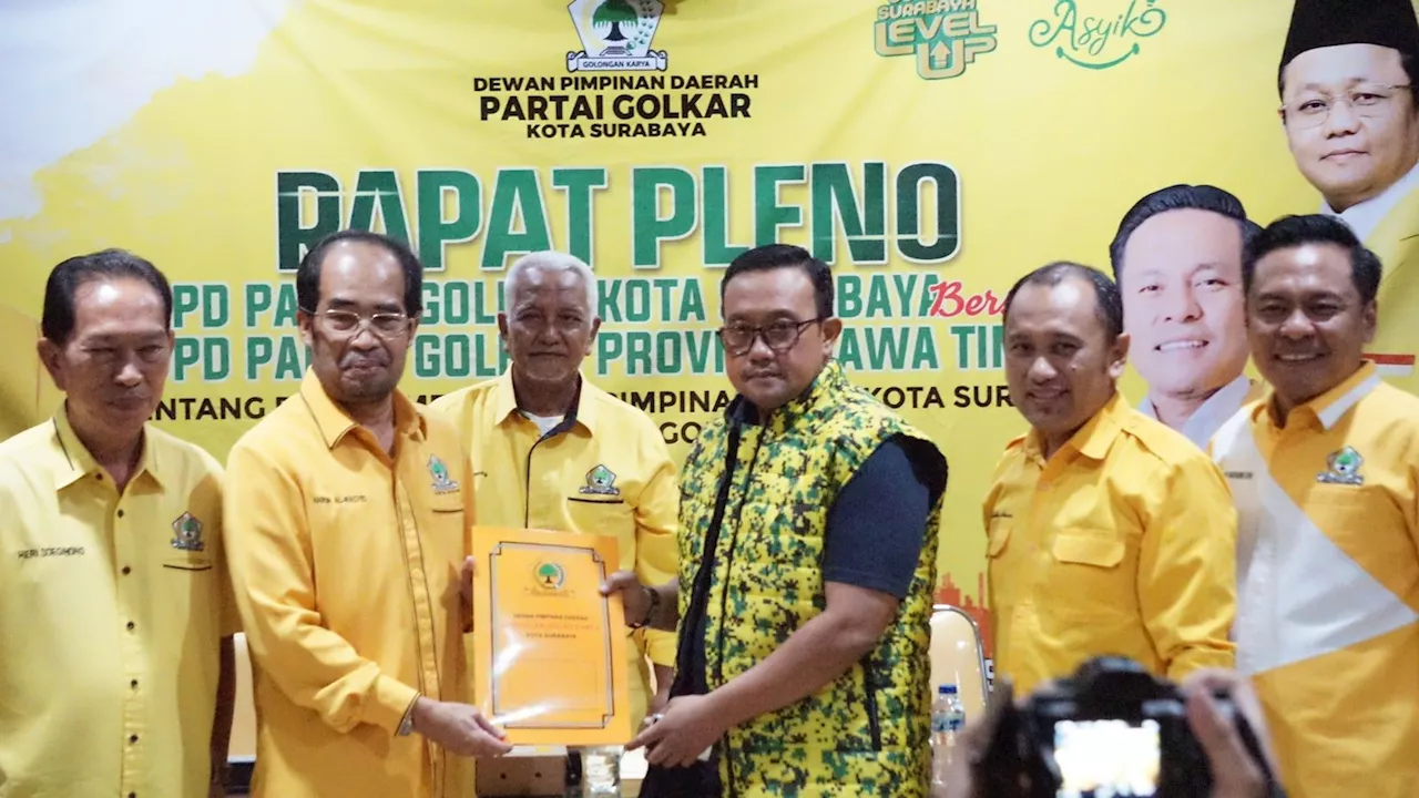 Golkar Surabaya Usulkan Arif Fathoni Jadi Wakil Ketua DPRD