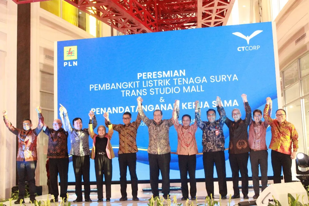 Menuju Green Economy, CT Corp Pasang PLTS Atap di 3 Lokasi Trans Studio Mall