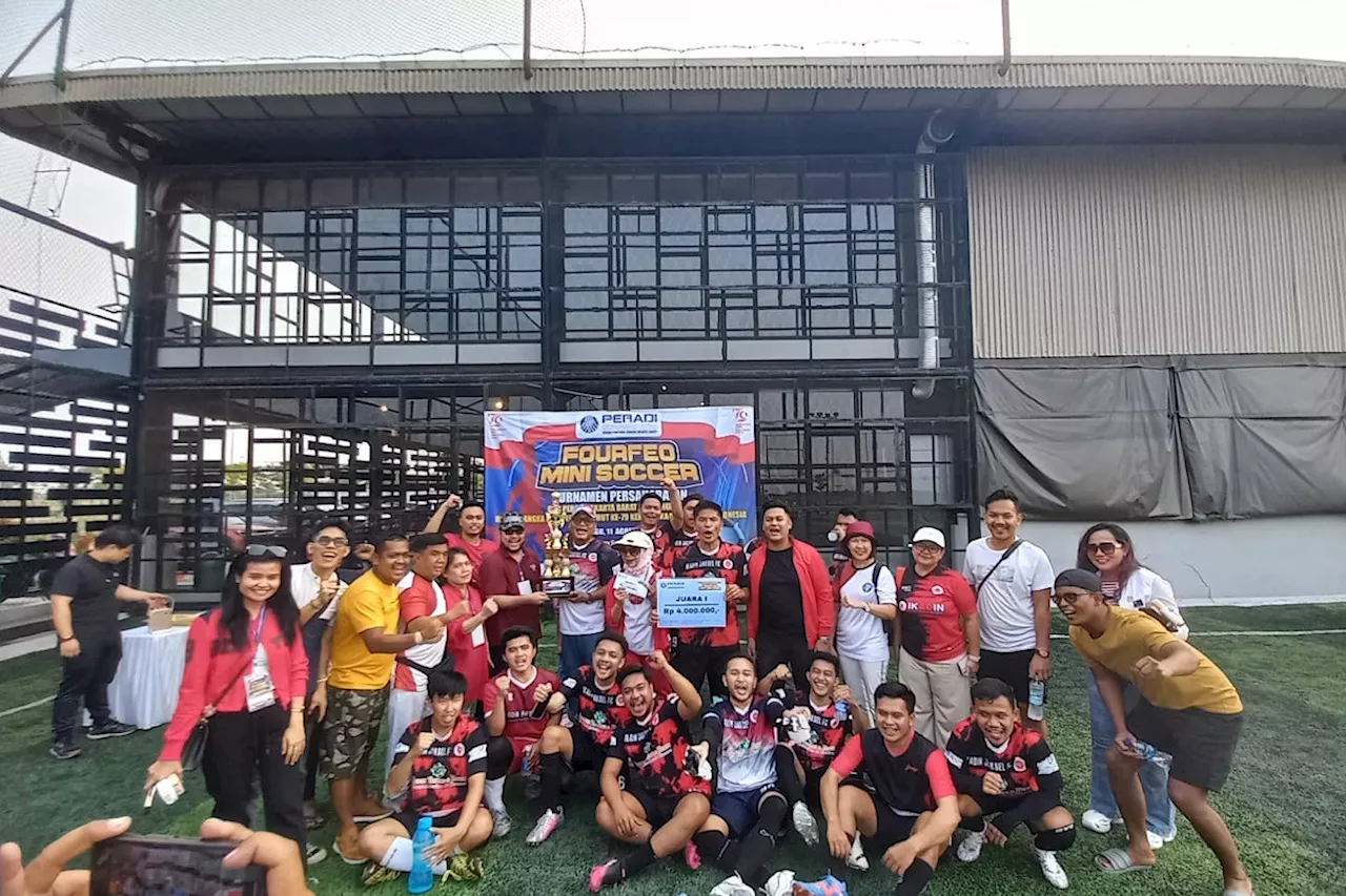 Peradi Jakbar Gelar Turnamen Mini Soccer Untuk Meriahkan HUT Kemerdekaan