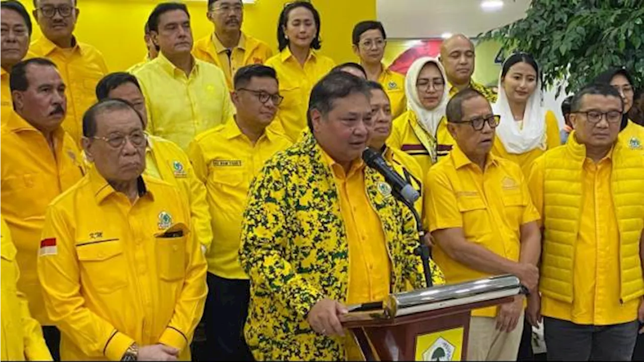 Airlangga Hartarto Resmi Umumkan Mundur dari Kursi Ketua Umum Partai Golkar