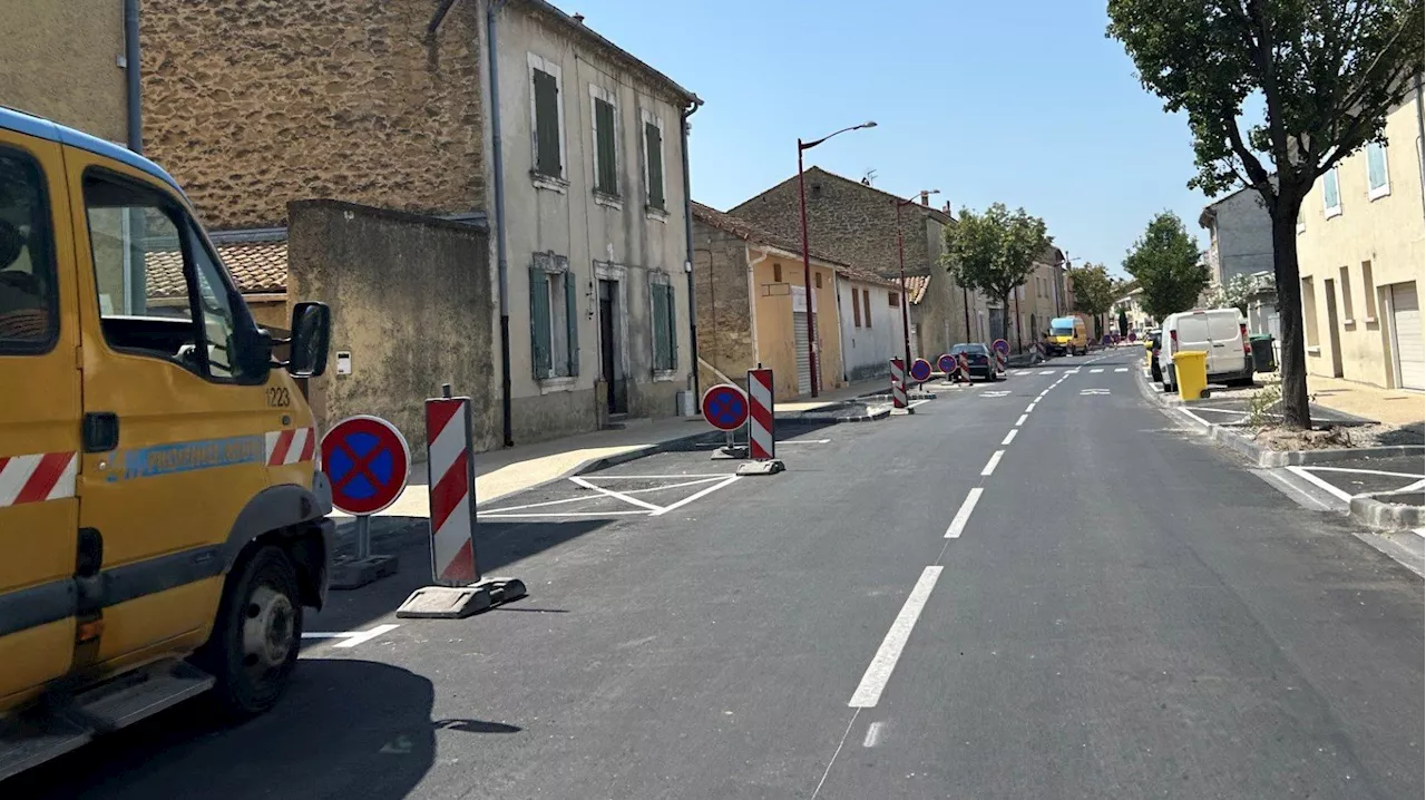 À Entraigues-sur-la-Sorgue, les travaux de l'avenue De-Gaulle sont finis