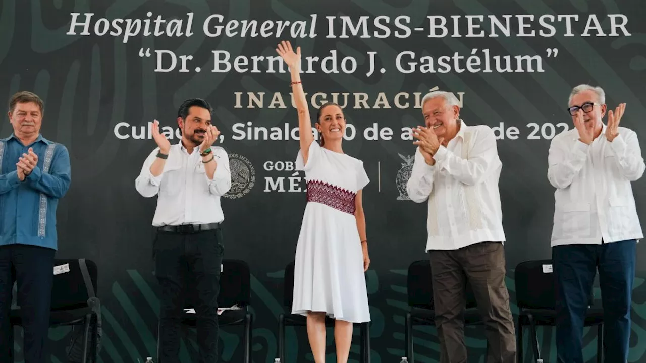 Vamos a seguir apoyando a los hombres y mujeres de Sinaloa: Claudia Sheinbaum