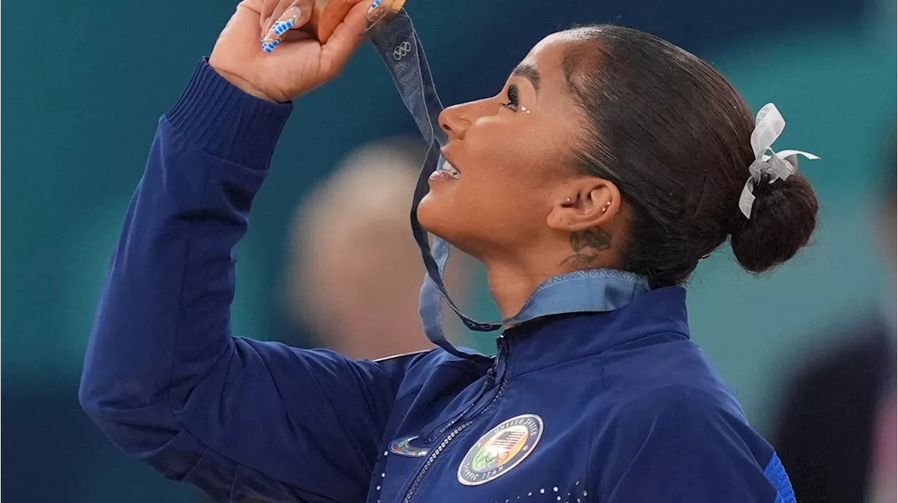 USA gymnast Jordan Chiles stripped of Olympic bronze medal as she's bumped from podium