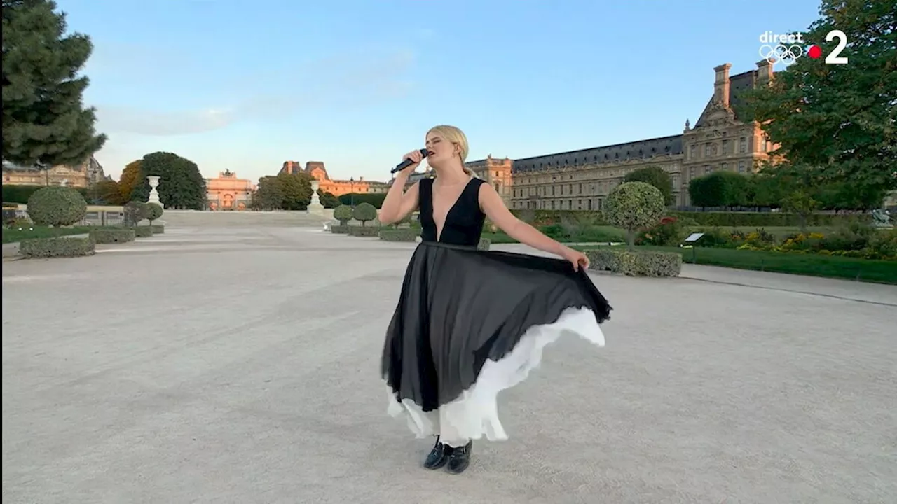 Cérémonie de clôture des JO : la grâce de Zaho de Sagazan au jardin des Tuileries