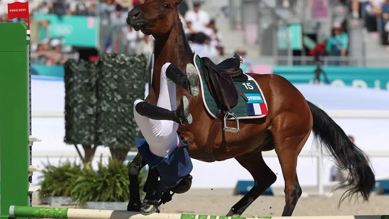 JO Paris 2024, pentathlon moderne les images de la terrible chute de