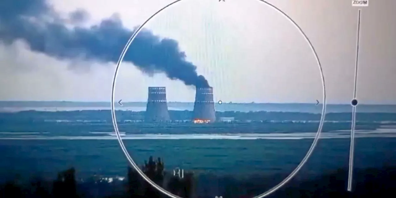 Ukraine : incendie dans la tour de refroidissement de la centrale nucléaire de Zaporijjia