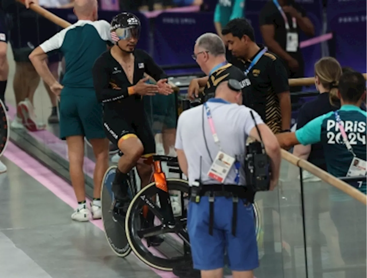 Early exit for ‘Pocket Rocketman’ after Azizulhasni disqualified in Olympic men’s keirin first round