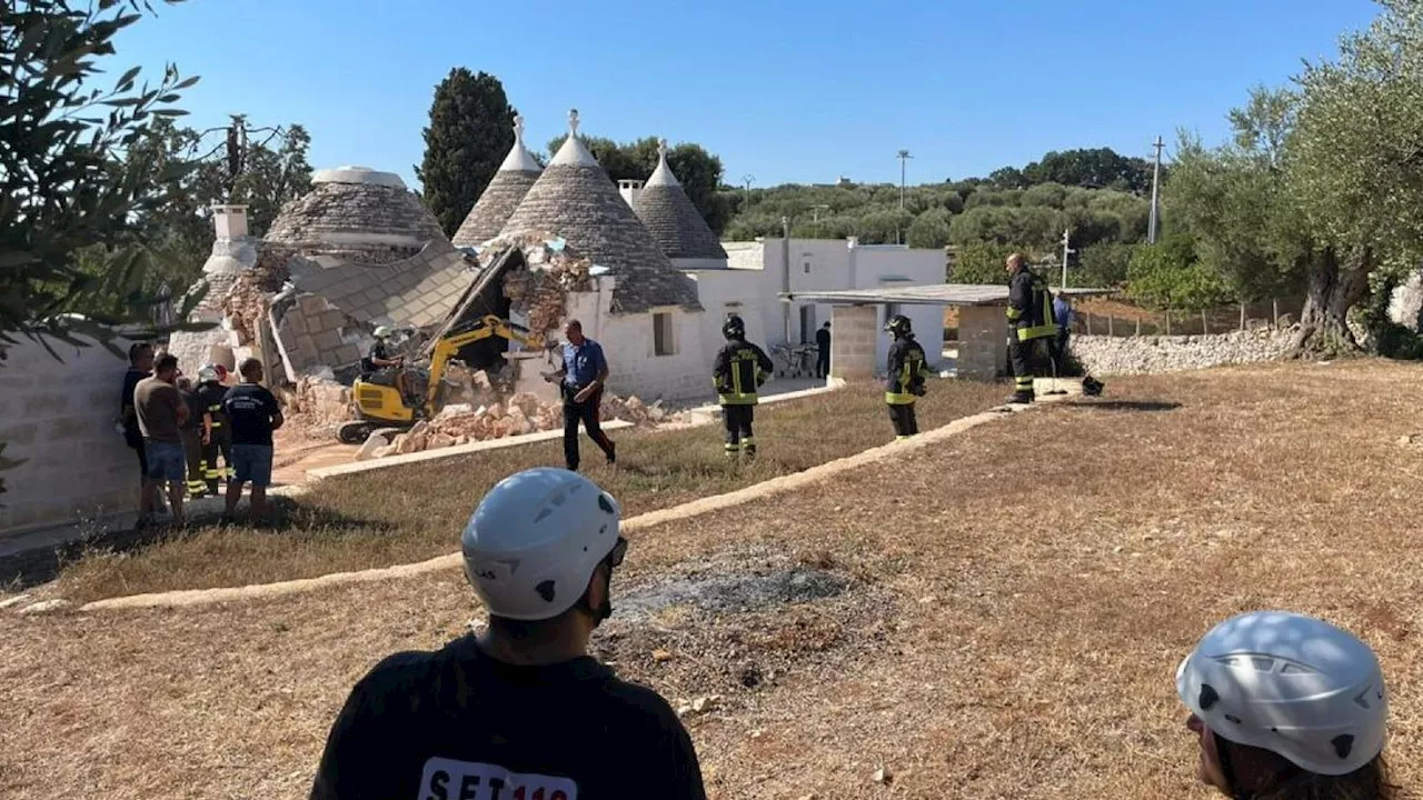 Cisternino (Brindisi), esplosione in un trullo: uomo trovato morto