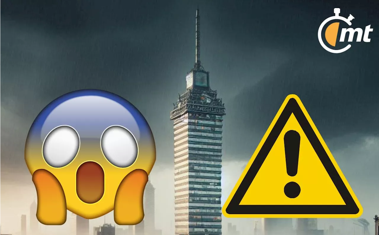 CdMx: activan alerta AMARILLA por pronóstico de fuertes LLUVIAS en la capital