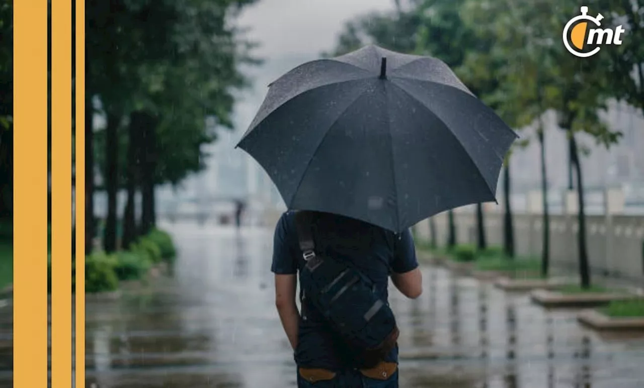 ¡Prepara el paraguas! Prevén tormentas y fuertes rachas de viento en varias partes de México