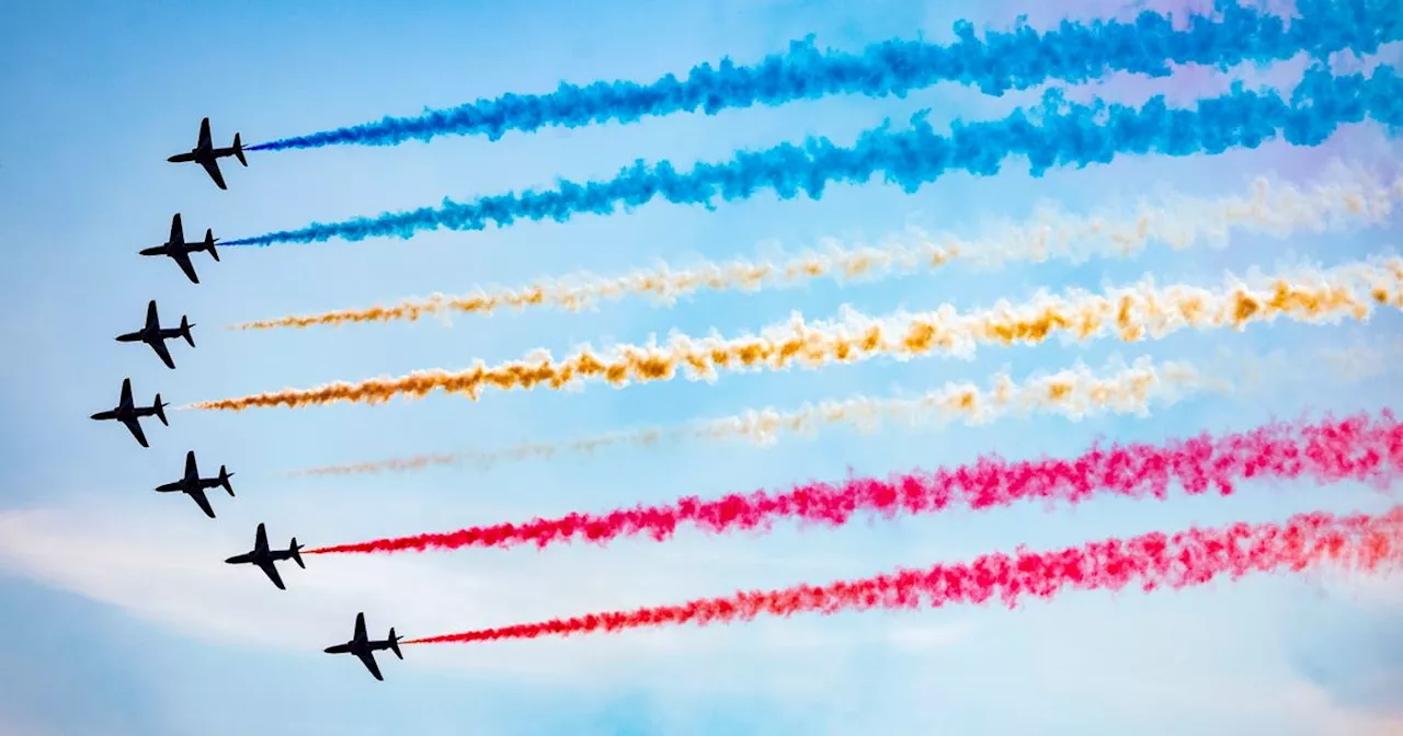 Red Arrows LIVE as jets set to fly over Greater Manchester and Lancashire on Sunday