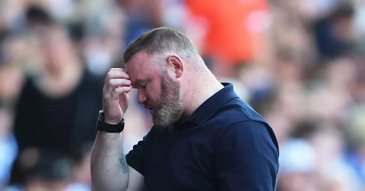 Wayne Rooney staff member makes glaring error in nightmare first Plymouth game