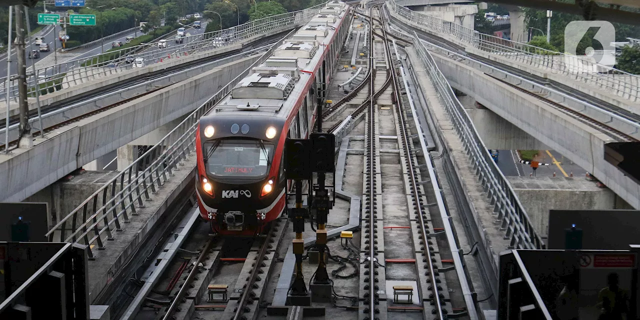 Jumlah Penumpang LRT Jabodebek Tembus 77.000 per Hari, Didominasi Pekerja Kawasan Kuningan dan Sudirman