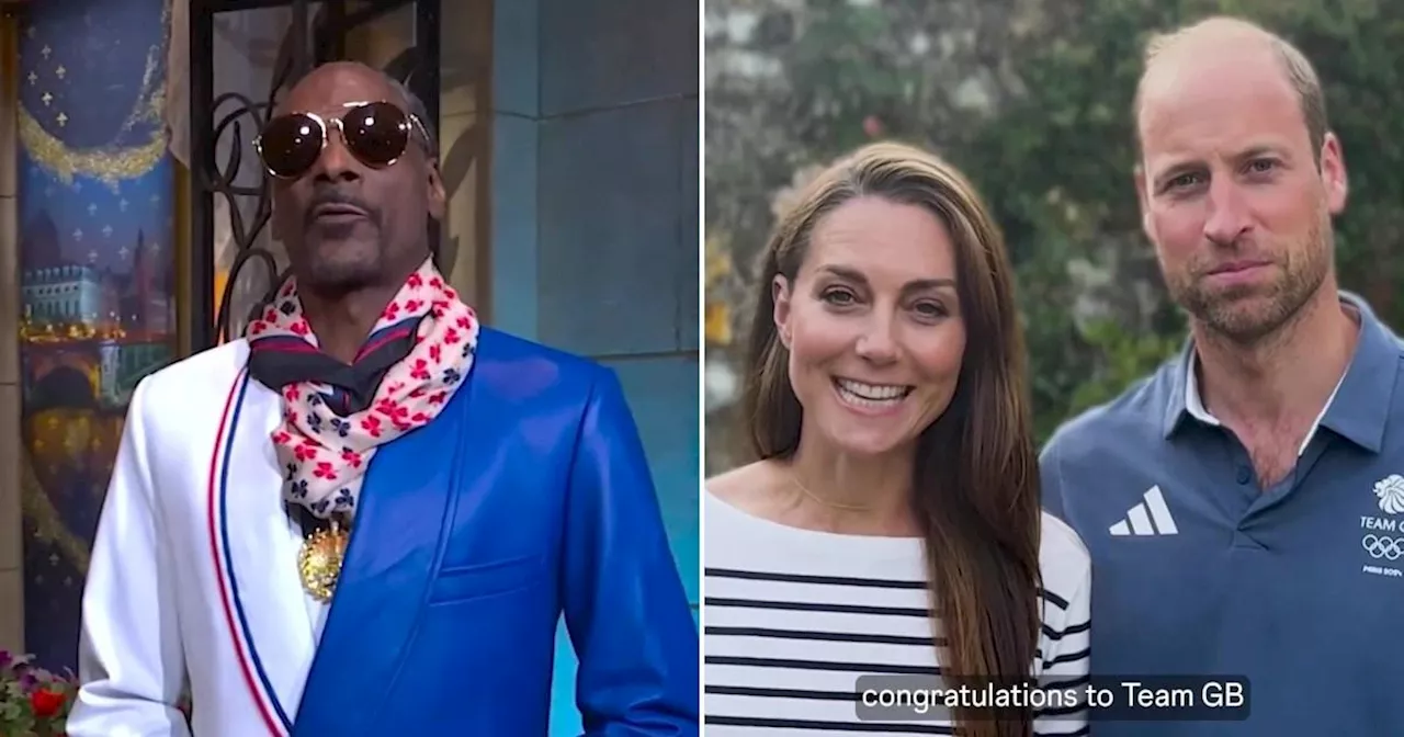 Prince William and Kate Middleton send Team GB message with Snoop Dogg