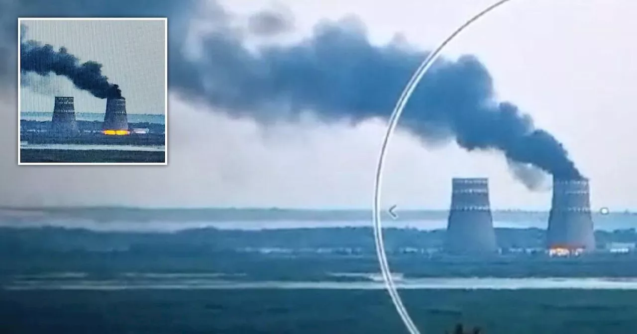 Huge fire breaks out at Zaporizhzhia Nuclear Power Plant