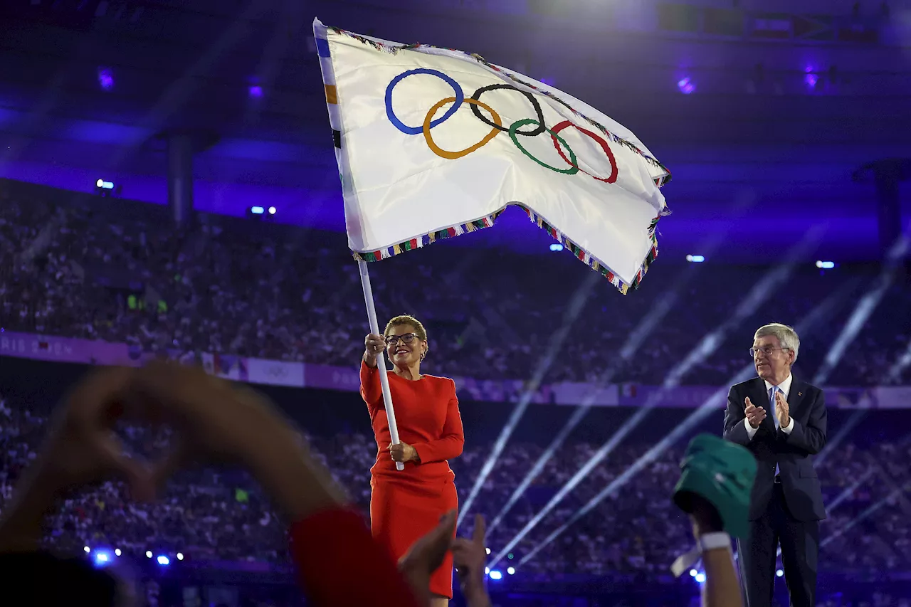 Countdown begins: LA receives Olympic flag ahead of 2028 Summer Games