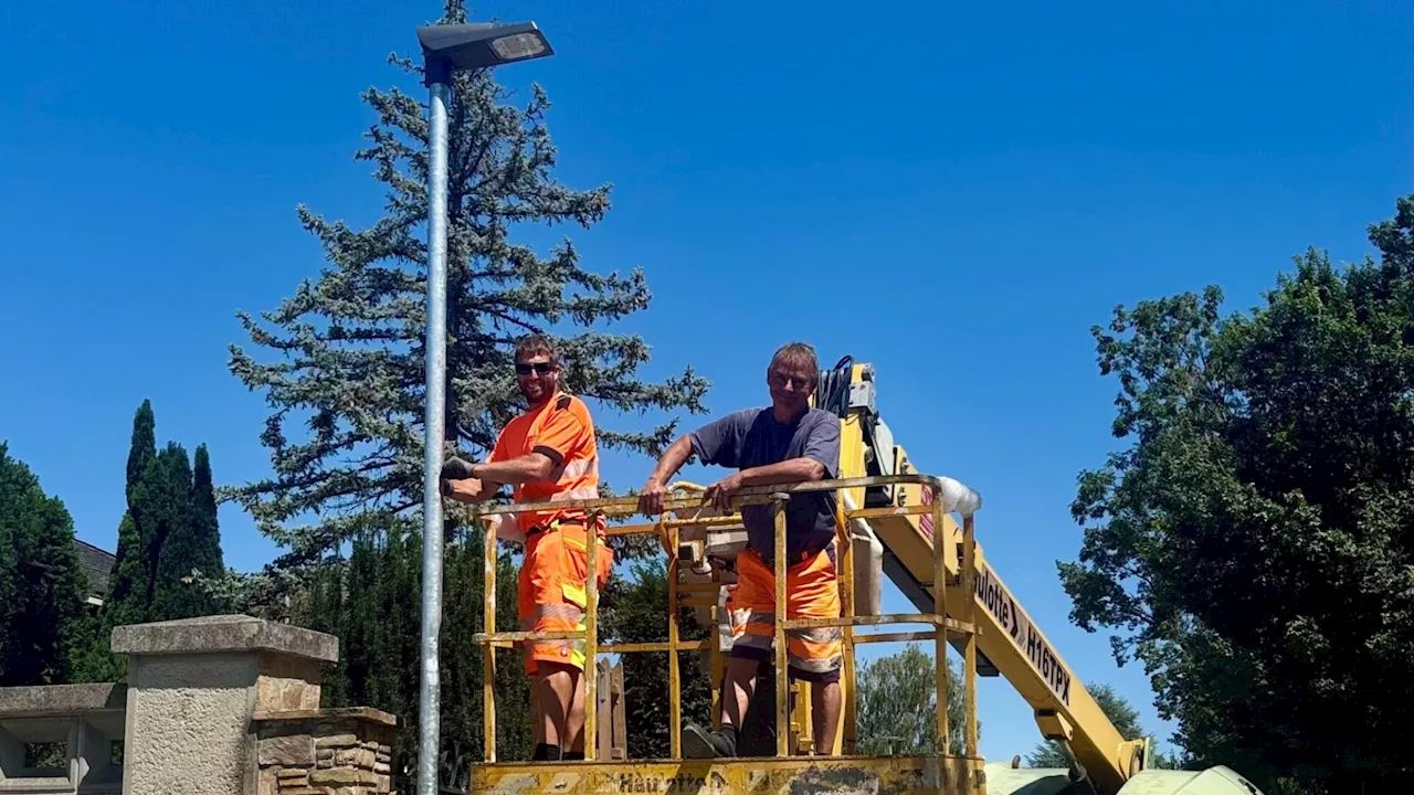 Moosbrunn hat bereits 190 Lampen auf LED-Technik umgestellt