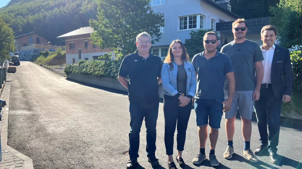 Straßenbauarbeiten in Siedlung „Am Spitalacker“ abgeschlossen