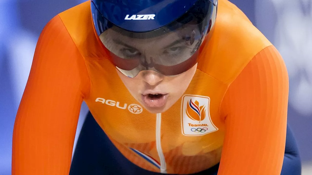 Van der Duin begint prima aan omnium met vierde plek op scratch, valse start Kopecky