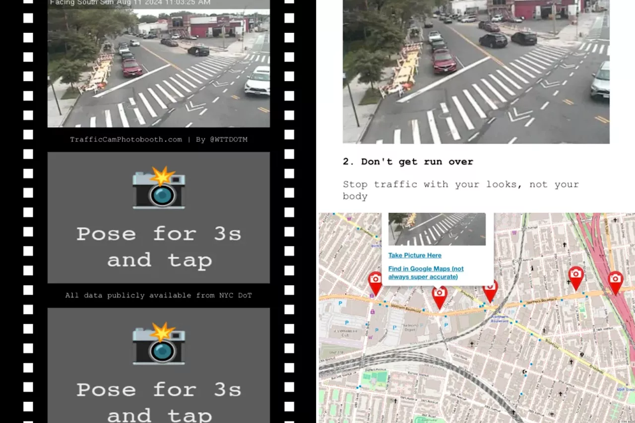 New Web site lets NYers use traffic cams to turn streets into instant photo booths