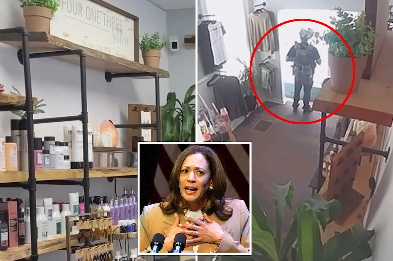 Secret Service apologizes to salon owner over break-in, bathroom use during Kamala Harris event