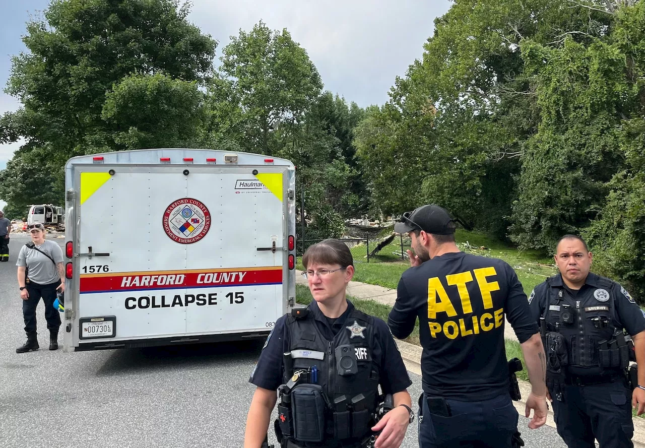 At least 1 dead in apparent explosion at Maryland home