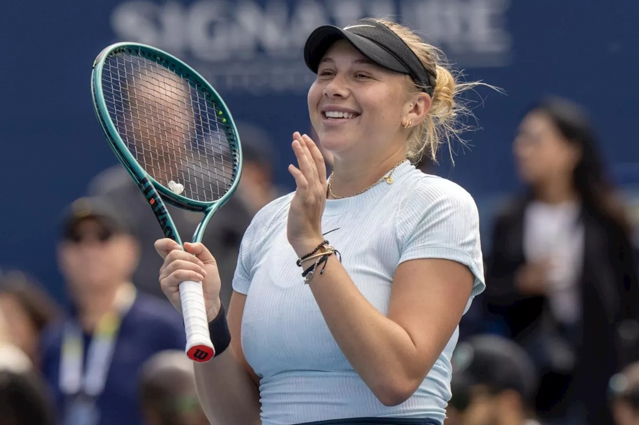 Amanda Anisimova beats Emma Navarro to make National Bank Open final