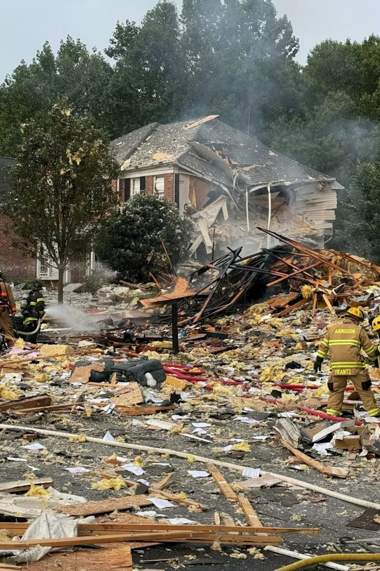 Maryland house leveled after apparent blast, at least 1 person found dead