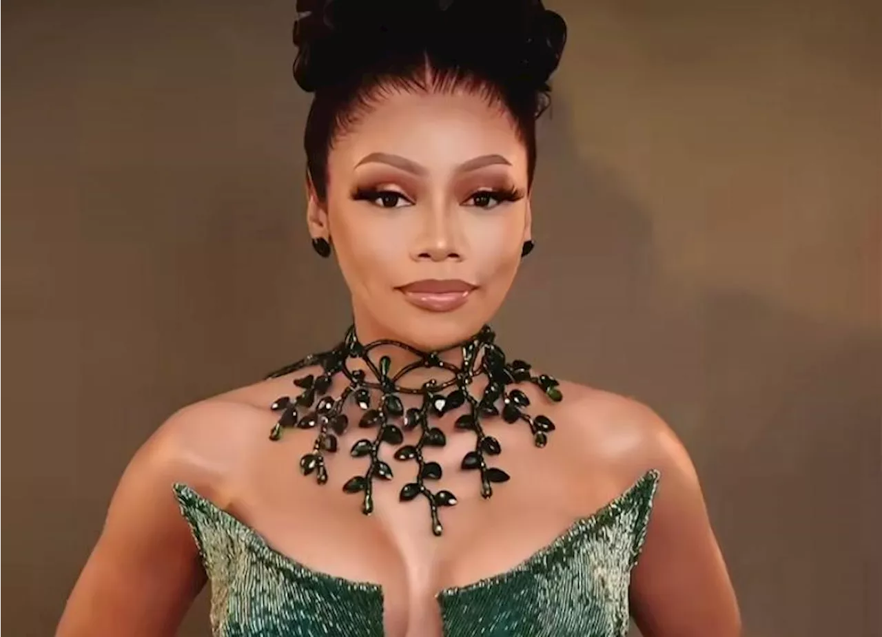 TRENDING: Miss South Africa host Bonang Matheba rocks five outfits by Nigerian designers