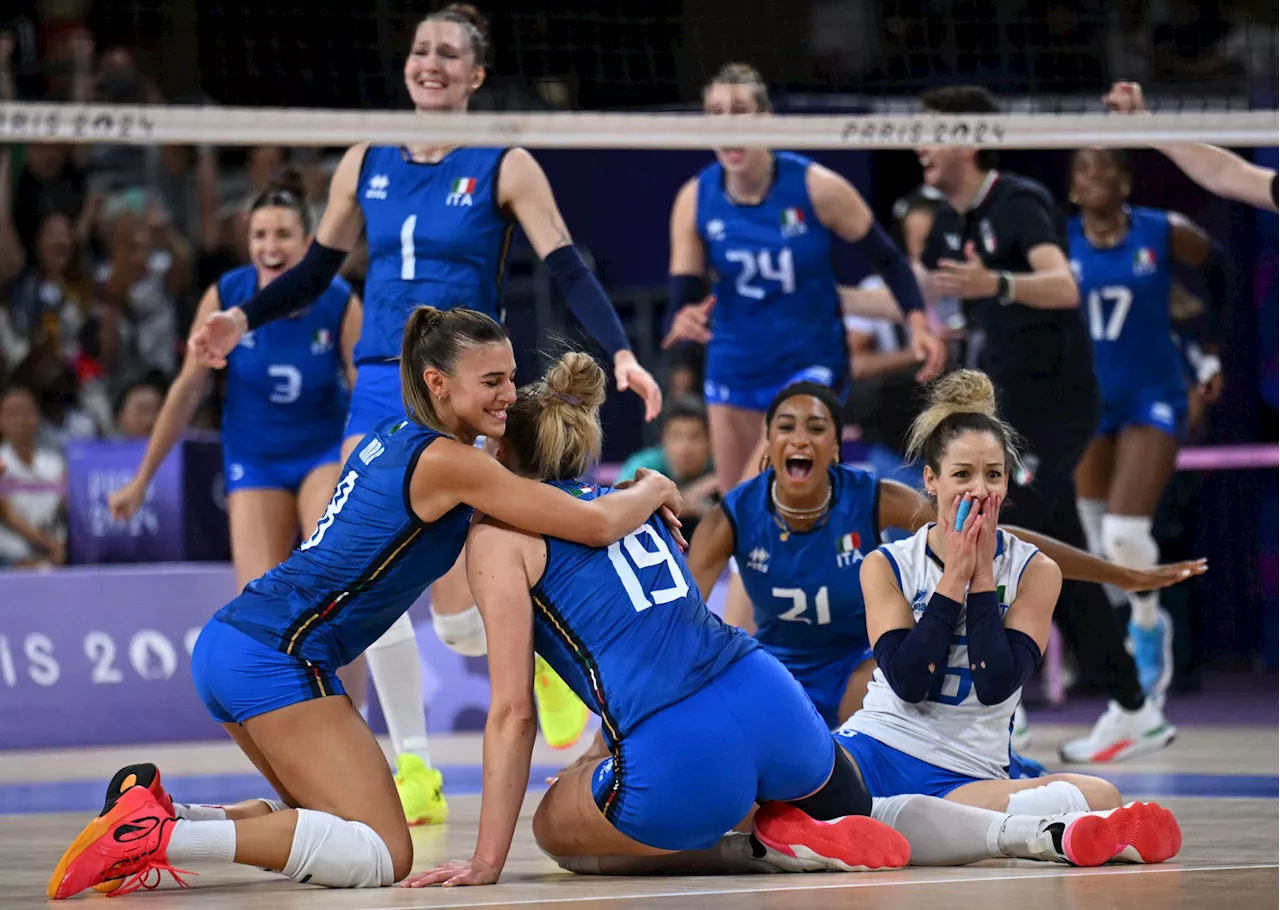 Italy crushes US to bag Olympic women’s volleyball gold