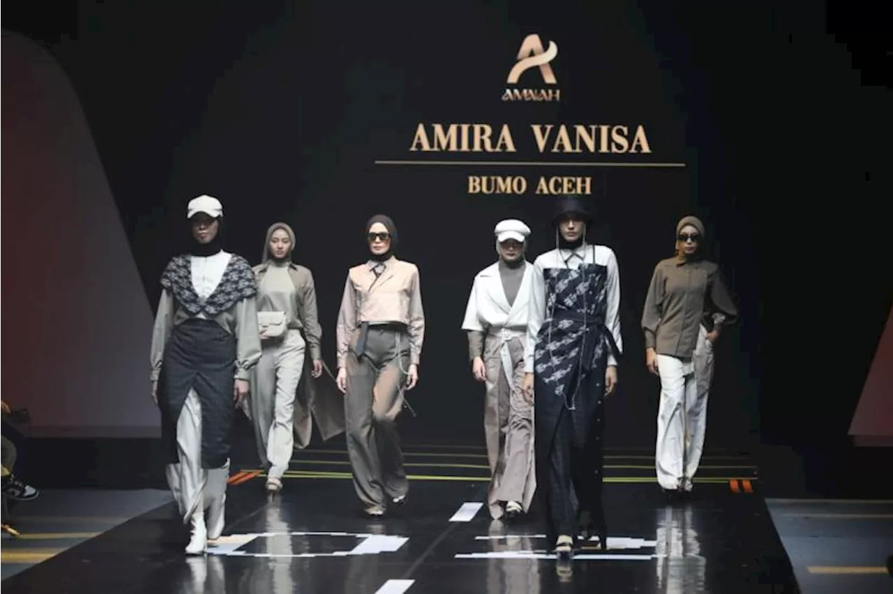 Karya Perancang Muda Aceh dan Amanah Youth Top Models Tampil di Fashion Show Muffest 2024