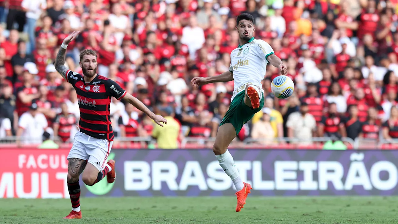 Joia de 18 anos do Palmeiras marca e alviverde arranca empate com o Flamengo