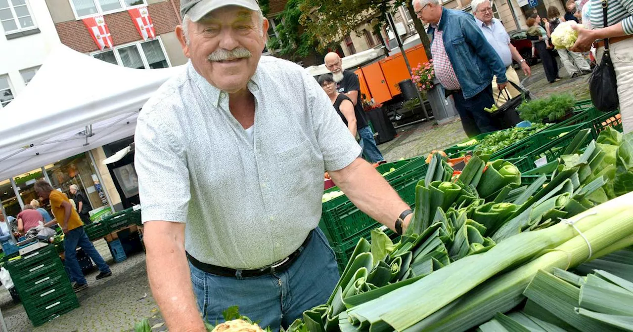 Nach 60 Jahren: Hans Busch verabschiedet sich vom Neusser Wochenmarkt