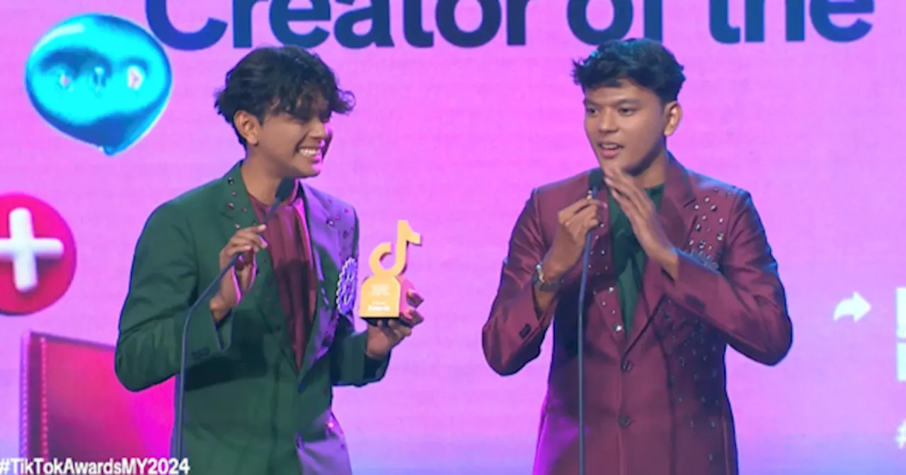 TikTok Awards Malaysia 2024: Amin & Abid Wins 'Education Creator Of the Year'