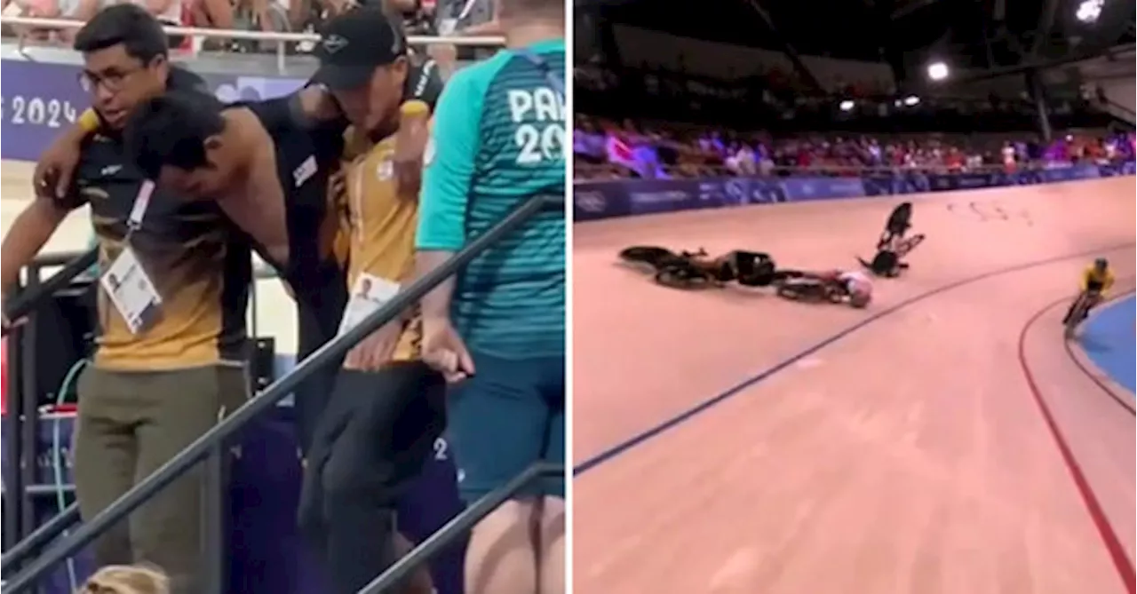 [VIDEO] Here's The Replay Showing The Collision That Cost Shah Firdaus' Bronze In Keirin