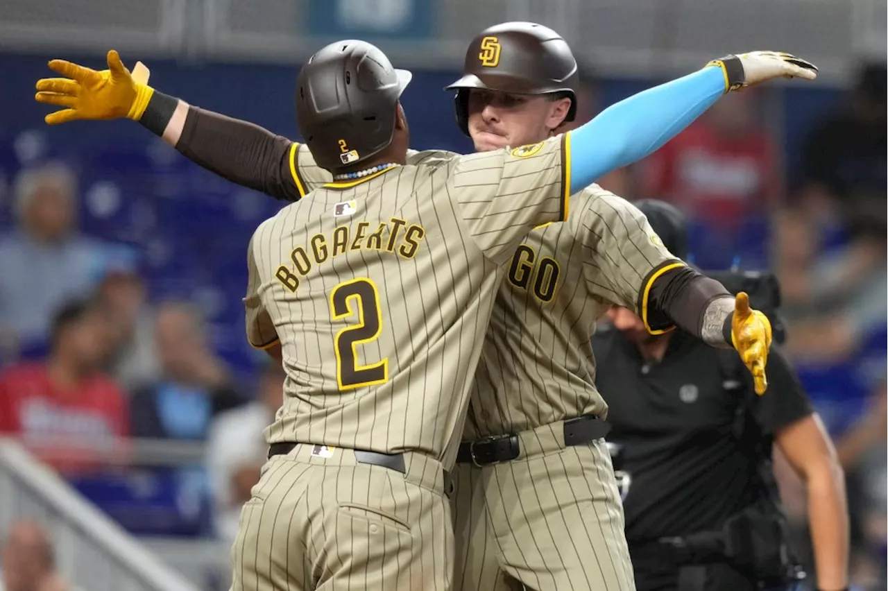 Padres come back late again, beat Marlins for 16th win in 18 games