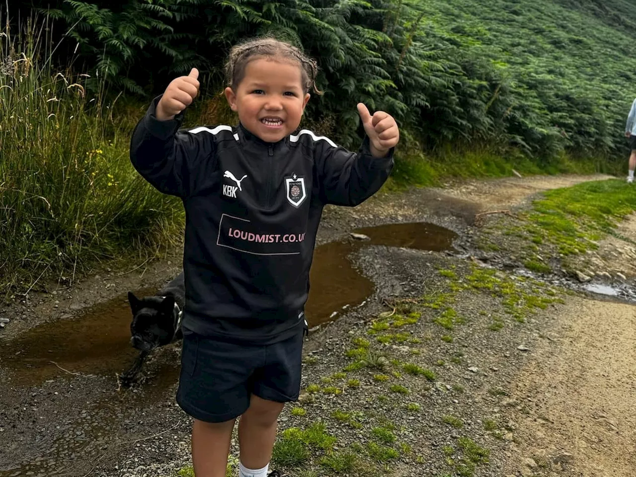 Three-year-old from Shrewsbury raises £1,185 through mega walk to support young mums