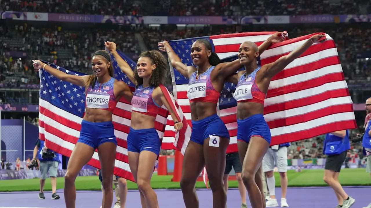 Pair of Texas A&M Aggies Lead Respective Relay Teams To Gold at Paris Olympics