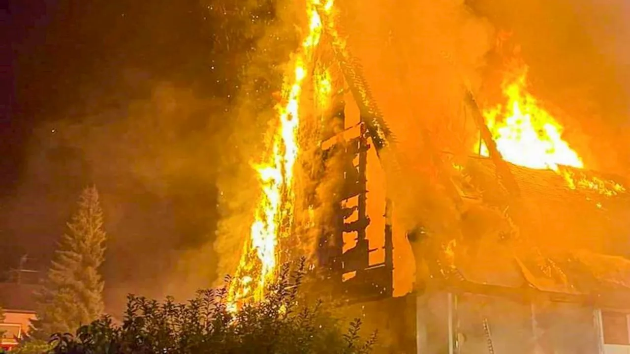 Landkreis Heilbronn: Mehr als halbe Million Euro Schaden bei Kirchenbrand