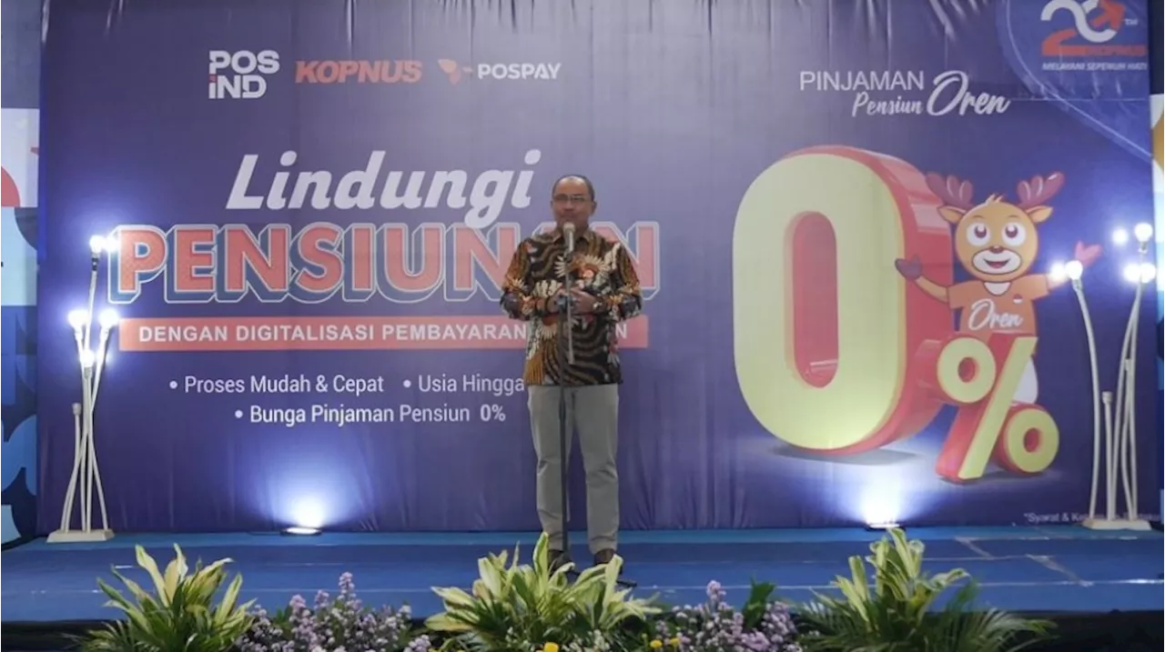 Kolaborasi PosIND dan Kopnus Luncurkan Program Lindungi Pensiunan dengan Digitalisasi Pembayaran