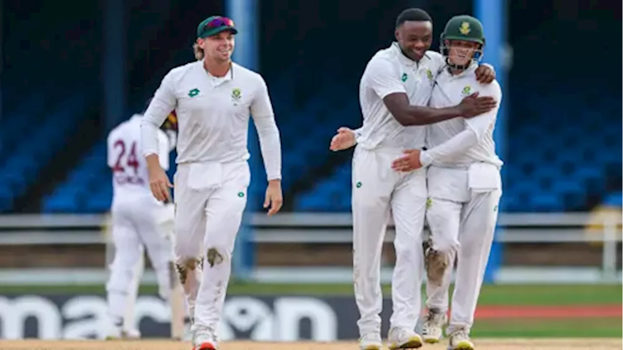 Maharaj, Rabada help SA keep hopes of West Indies win alive