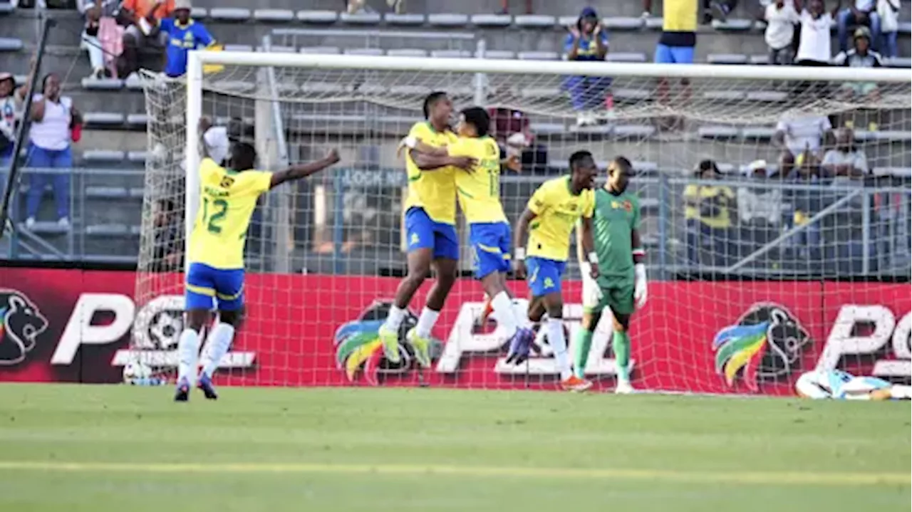 Ten-man Sundowns edge Polokwane to advance