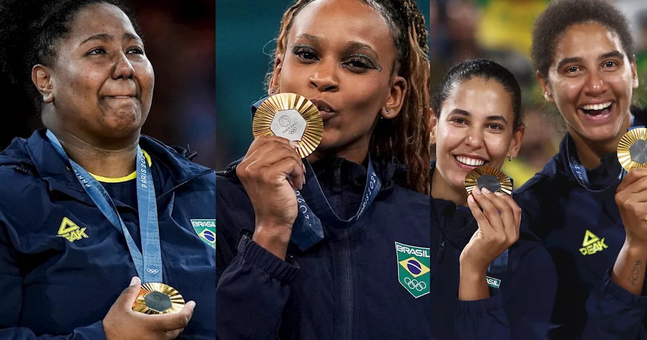 Mulheres 'de ouro' carregam conquistas do Time Brasil nos Jogos Olímpicos de Paris