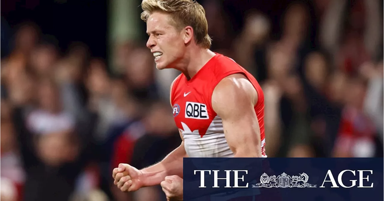 ‘He was pretty special, wasn’t he?’ How Isaac Heeney saved the Swans’ season