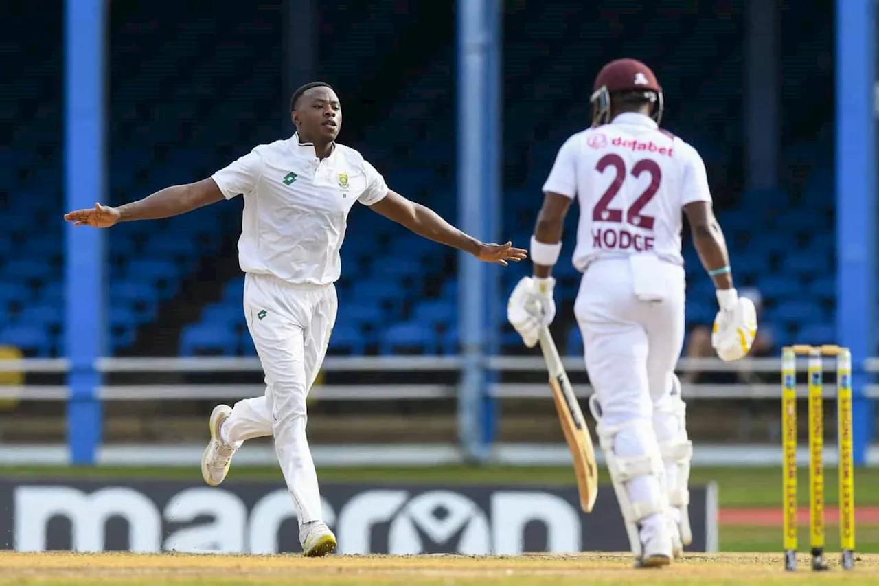 Maharaj, Rabada help South Africa to keep hopes of West Indies win alive