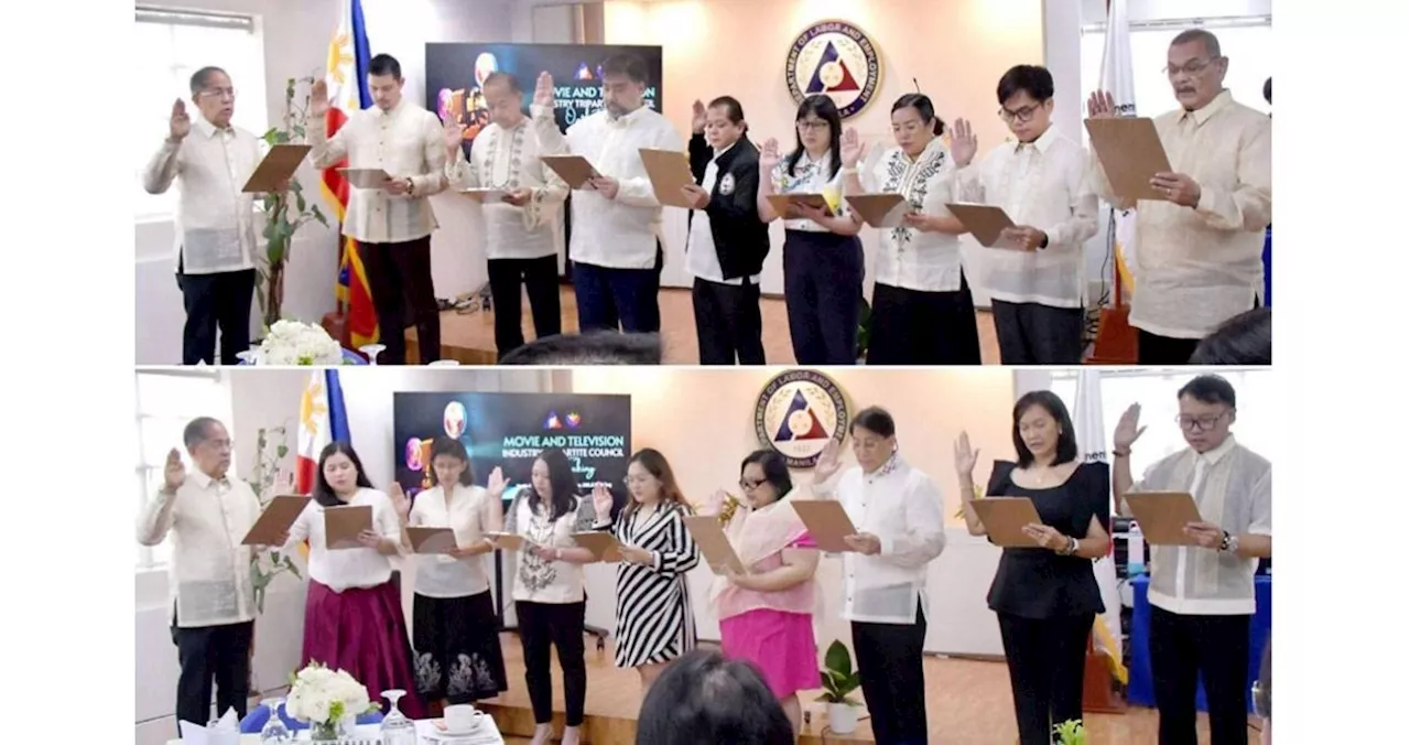 Movie, TV industry tripartite council oath taking