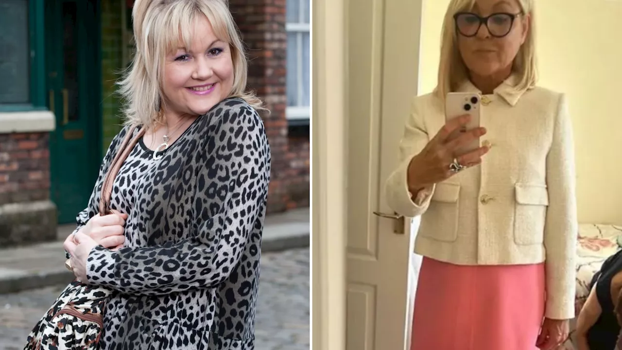 Coronation Street star Lisa George looks nothing like her character as she shows off weight loss in glam...