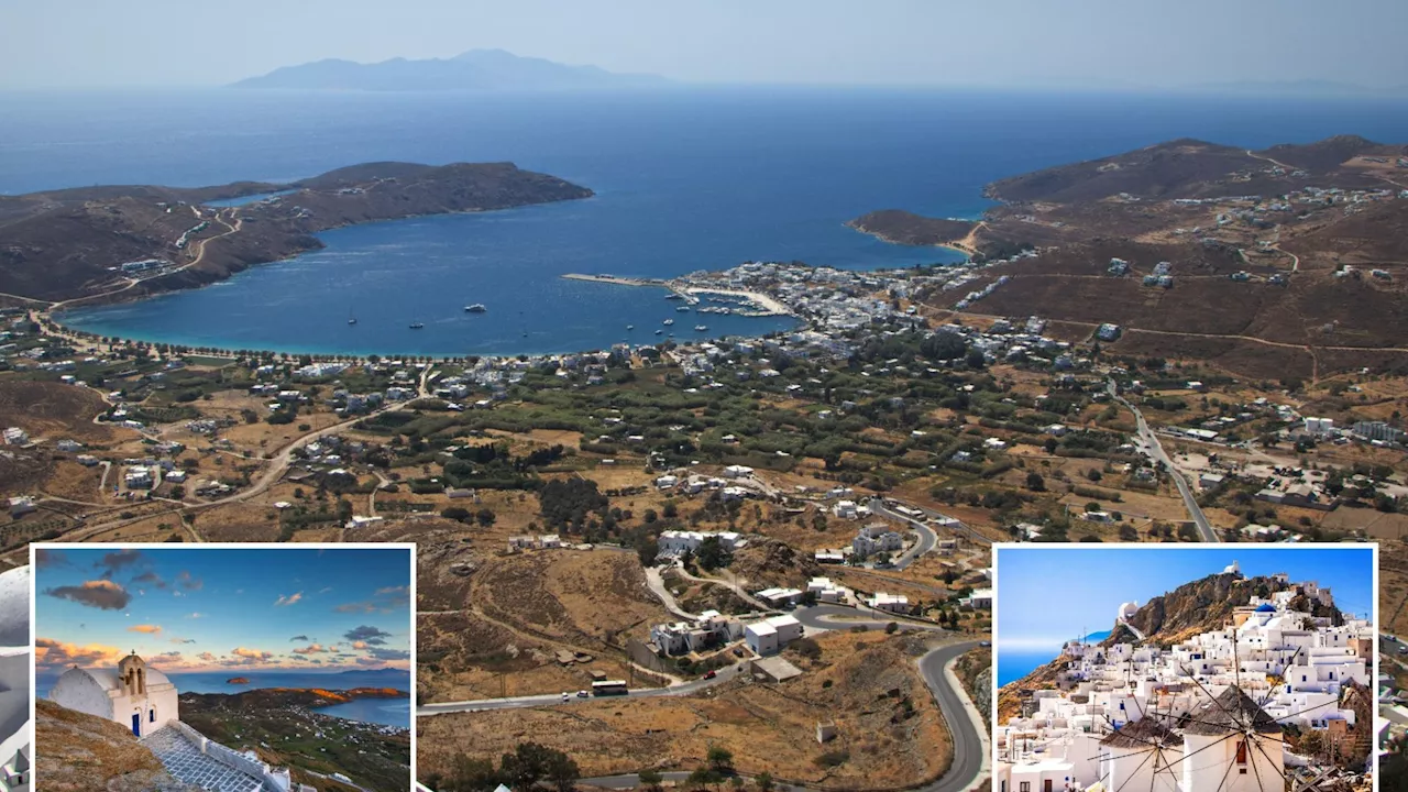 Unspoilt Greek island where locals go on holiday has 40-beaches and Santorini-like churches...