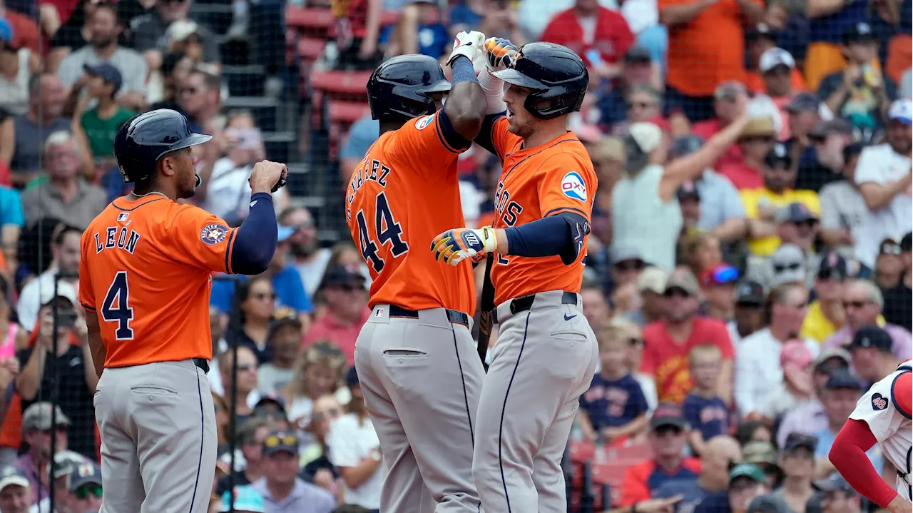 Bregman, Alvarez power Astros to win, complete sweep of Red Sox